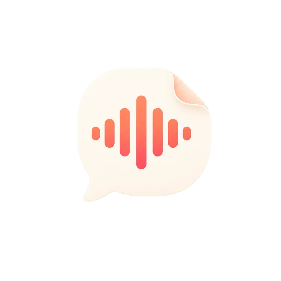 Launcher concept three: a flat ceramic speech bubble.